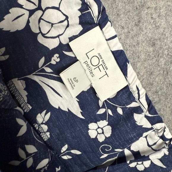 Ann Taylor Loft Women Size 6‎ Petite Blue Y2K Halter Sleeveless Top - Picture 5 of 7